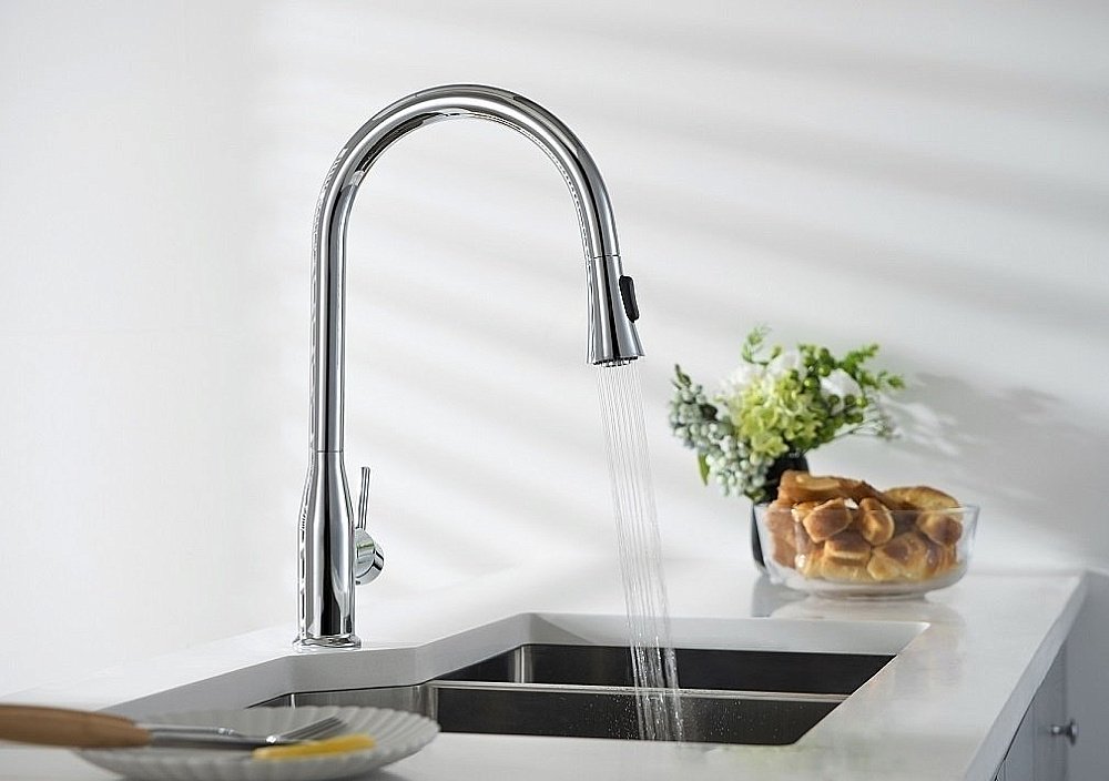 Смеситель для кухни Timo Saona 2336/00FL хром купить в интернет-магазине сантехники Sanbest