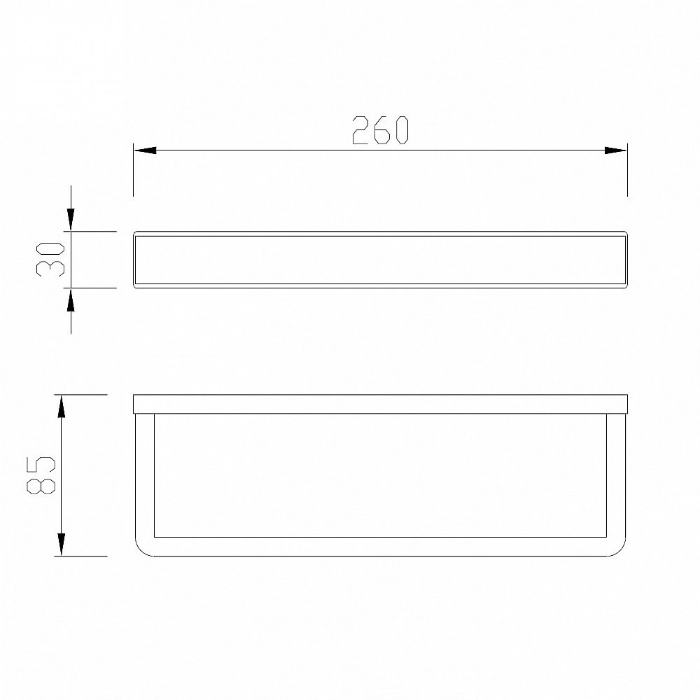 Полотенцедержатель Abber WESTEN AA1753B 26 черный матовый купить в интернет-магазине сантехники Sanbest