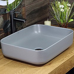 Раковина Jorno Melana 51 MLN-320353MG серая матовая купить в интернет-магазине Sanbest