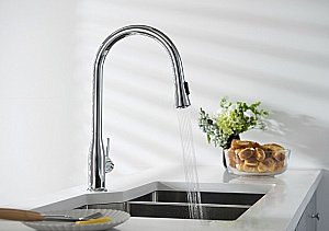 Смеситель для кухни Timo Saona 2336/00FL хром купить в интернет-магазине сантехники Sanbest