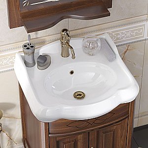 Тумба с раковиной Опадирис Лоренцо 60 светлый орех для ванной в интернет-магазине Sanbest