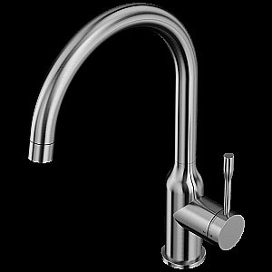 Смеситель для кухни Elghansa Kitchen 56B2026-Steel нержавеющая сталь купить в интернет-магазине сантехники Sanbest