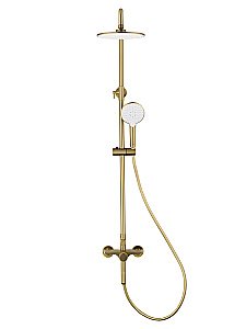 Душевая система WONZON & WOGHAND CLICK, Брашированное золото (WW-N3S962-BG) купить в интернет-магазине сантехники Sanbest