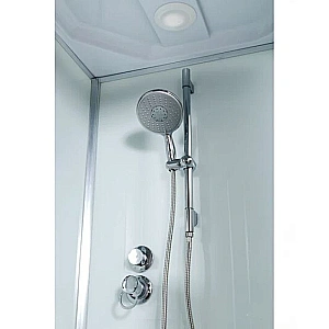 Душевая кабина AvaCan D120SRLED 120x80 с подсветкой, стекло матовое/профиль хром, правосторонняя купить в интернет-магазине Sanbest