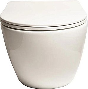 Унитаз подвесной SantiLine SL-5005 безободковый, с крышкой микролифт купить в интернет-магазине Sanbest