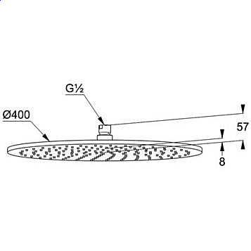 Верхний душ Kludi A-QA 6434087-00 черный купить в интернет-магазине сантехники Sanbest