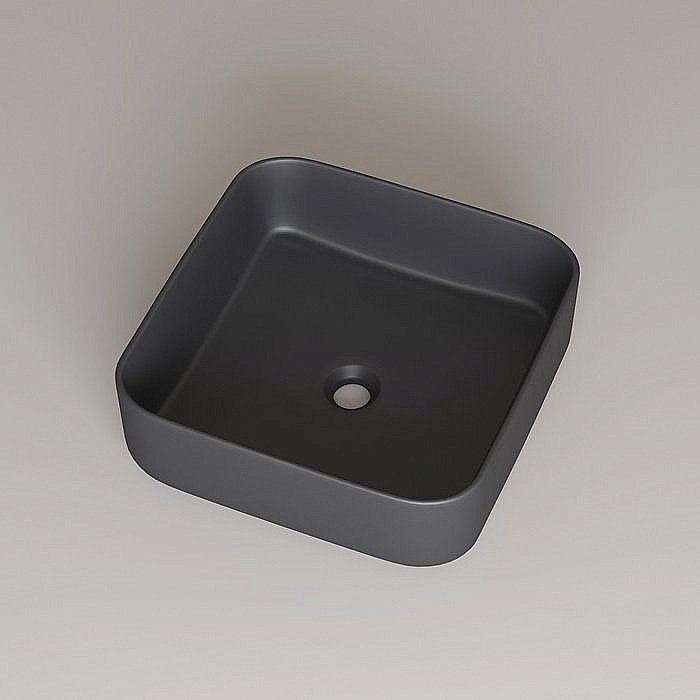 Раковина накладная Iddis Bridge BRIGM04i27 серый купить в интернет-магазине Sanbest