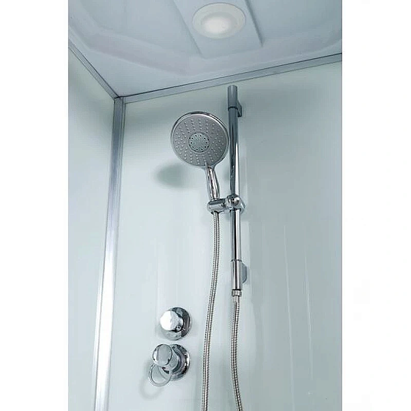 Душевая кабина AvaCan D120SRLED 120x80 с подсветкой, стекло матовое/профиль хром, правосторонняя купить в интернет-магазине Sanbest
