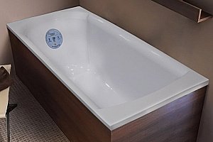 Ванна из искусственного камня Marmo Bagno Глория 160х70 MB-GL160-70 белая купить в интернет-магазине Sanbest
