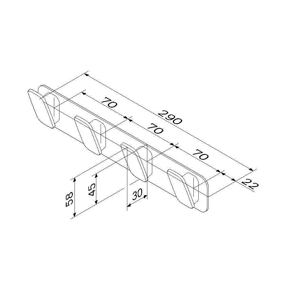 Крючок AM.PM Inspire 2.0 A50A35900 купить в интернет-магазине сантехники Sanbest
