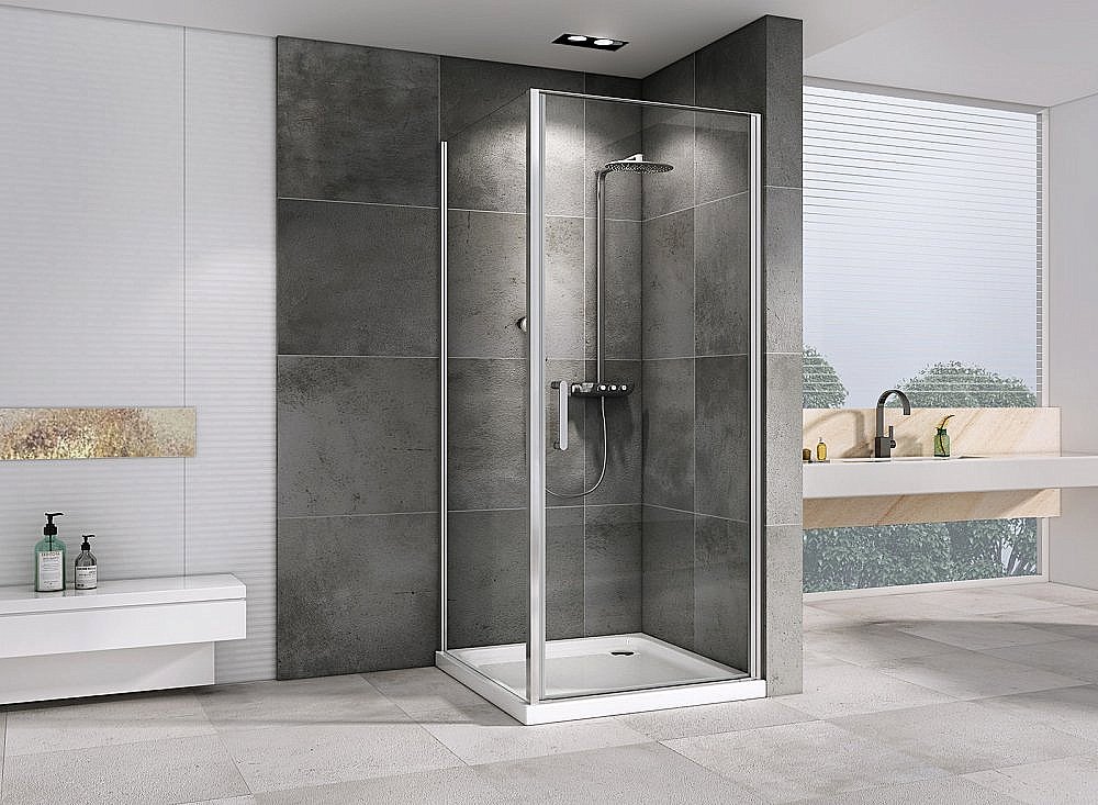 Душевой уголок ABBER Sonnenstrand AG04070-S75 70x75 стекло прозрачное/профиль хром купить в интернет-магазине Sanbest