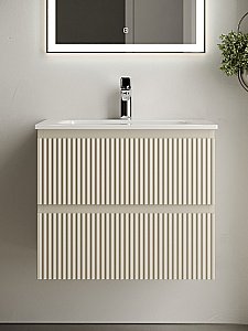 Тумба с раковиной Sancos SNOB R SNR60CE 60 Beige Soft для ванной в интернет-магазине Sanbest