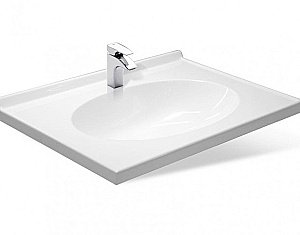 Раковина Эстет LILIA silk 70 ФР-00014942 белая матовая купить в интернет-магазине Sanbest