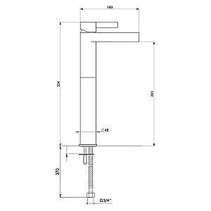 Смеситель для раковины Webert DoReMi DR830402015 купить в интернет-магазине сантехники Sanbest