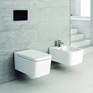 Унитаз подвесной Roca Inspira SQUARE 346537000 безободковый купить в интернет-магазине Sanbest