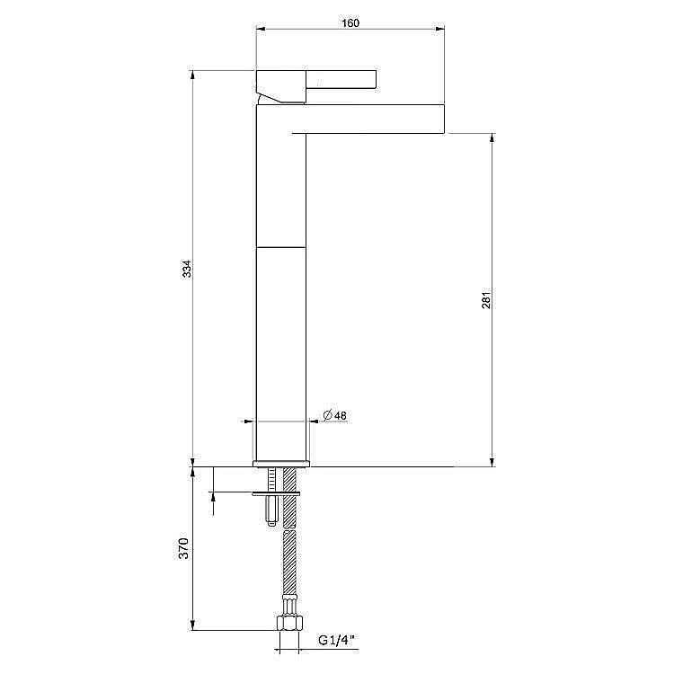 Смеситель для раковины Webert DoReMi DR830402015 купить в интернет-магазине сантехники Sanbest