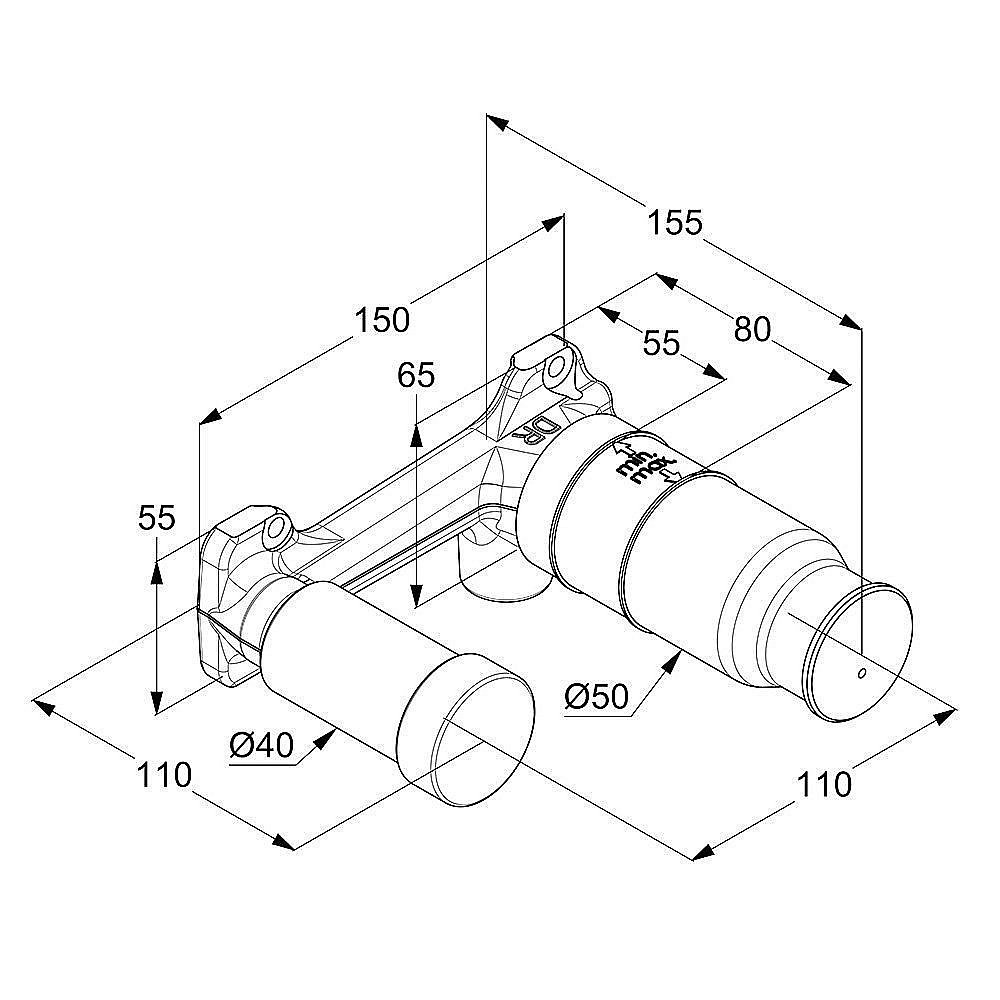 Встраиваемый механизм Kludi 38242 купить в интернет-магазине сантехники Sanbest
