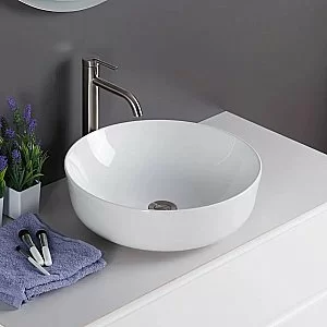 Раковина накладная Belbagno 41 BB1315 белая купить в интернет-магазине Sanbest