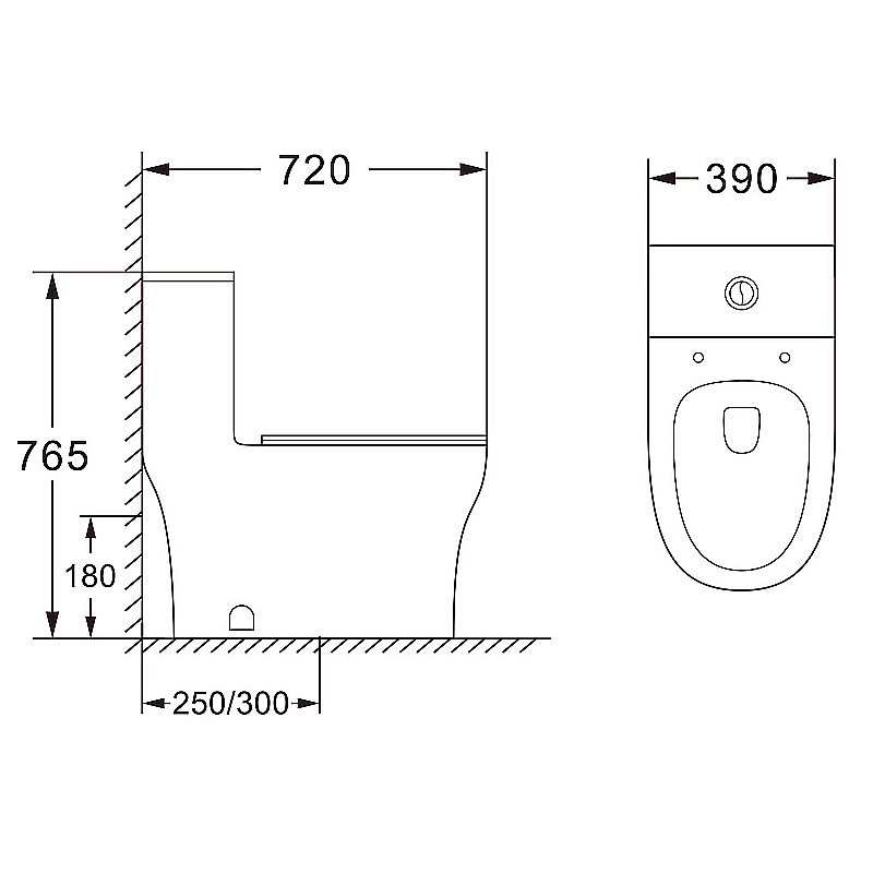 Инсталляция для унитаза Azario AZ-8010-1000 купить в интернет-магазине сантехники Sanbest