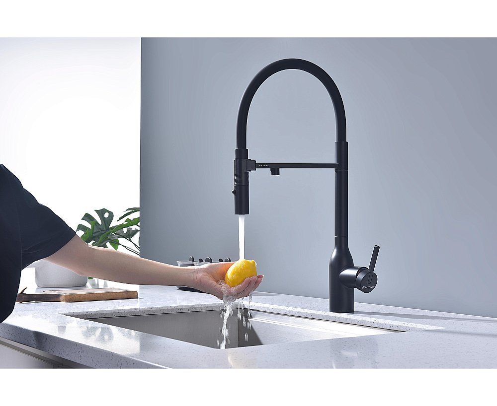 Смеситель для кухни Paulmark Magneto One Ma213188-AN антрацит купить в интернет-магазине сантехники Sanbest