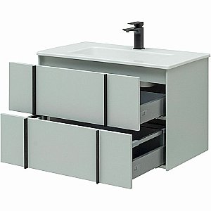 Тумба с раковиной Allen Brau Reality 80 1.32005.PWM папирус матовый для ванной в интернет-магазине Sanbest