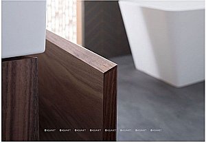 Тумба с раковиной Aquanet Нью-Йорк 203946 70 орех для ванной в интернет-магазине Sanbest