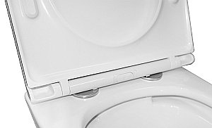 Унитаз подвесной Azario UNO 4551+AZ-2380 с инсталляцией Loranto безободковый, с сиденьем микролифт, белый купить в интернет-магазине Sanbest