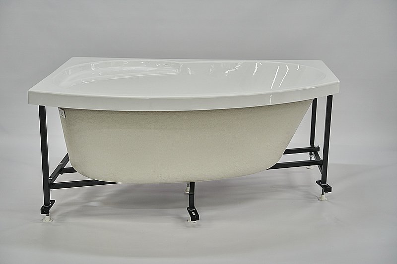 Ванна с гидромассажем Радомир Монти 150х105 СТАНДАРТ ХРОМ белая купить в интернет-магазине Sanbest