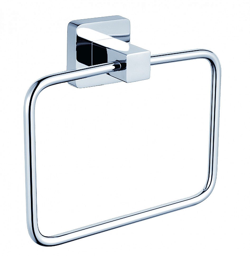 Полотенцедержатель CeramaLux Quadro 61906 хром купить в интернет-магазине сантехники Sanbest