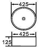Раковина накладная Esbano AGATE ESRNAGAT купить в интернет-магазине Sanbest