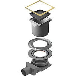 Душевой трап Pestan Confluo Standard 13000122 золото купить в интернет-магазине Sanbest