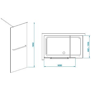 Душевая система RGW Shower Panels SP-6143-01 50140801-01 хром купить в интернет-магазине сантехники Sanbest
