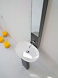 Раковина накладная Artceram La fontana 60 LFL001 01 00 белая купить в интернет-магазине Sanbest