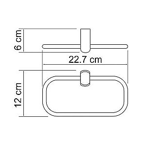 Полотенцедержатель кольцо WasserKRAFT Berkel К-6860 купить в интернет-магазине сантехники Sanbest