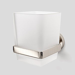 Стакан для зубных щеток WasserKraft Tauber K-64428 никель купить в интернет-магазине сантехники Sanbest