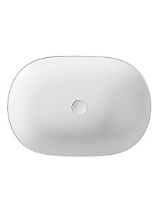 Раковина накладная Orange 60 B08-600W белая купить в интернет-магазине Sanbest