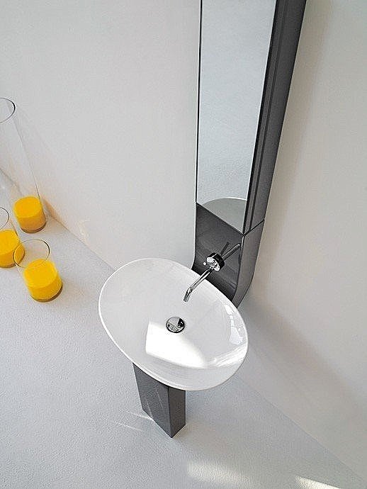 Раковина накладная Artceram La fontana 60 LFL001 01 00 белая купить в интернет-магазине Sanbest