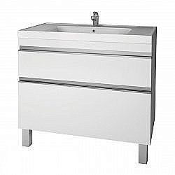 Тумба под раковину Dreja Grace Plus 85 белая купить в интернет-магазине сантехники Sanbest