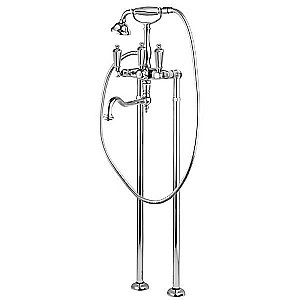 Смеситель для ванны Cezares FIRST-VDP2-01-M хром купить в интернет-магазине сантехники Sanbest