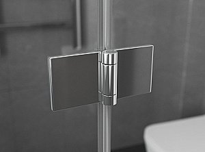 Душевой уголок Ambassador Nord 13011109 100x100 стекло прозрачное/профиль хром купить в интернет-магазине Sanbest