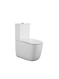 Унитаз напольный Ceruttispa ALVARO CT11089 безободковый с бачком, с крышкой микролифт, слив-торнадо, белый купить в интернет-магазине Sanbest