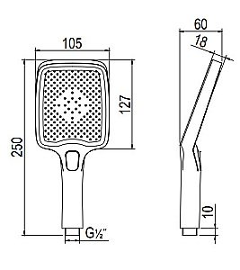 Смеситель для ванны Rush Thira TR3635-44White белый матовый купить в интернет-магазине сантехники Sanbest