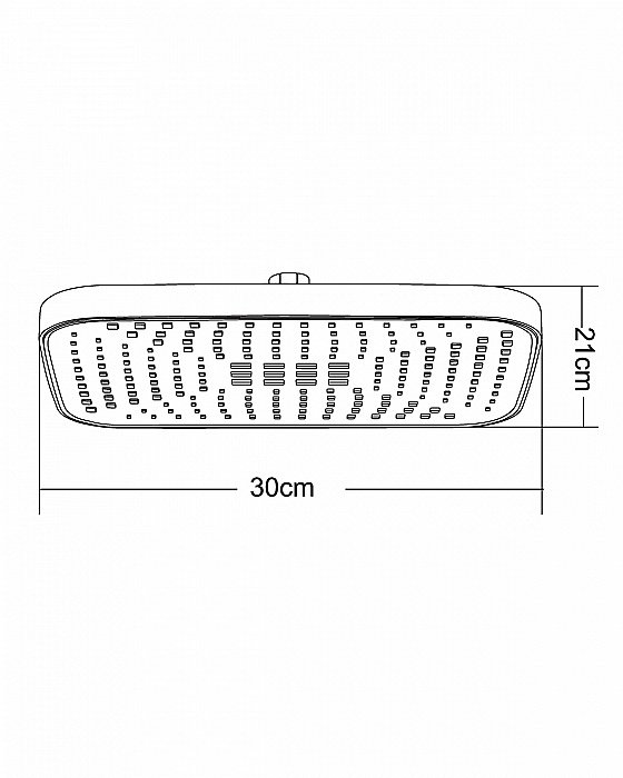 Верхний душ Orange S14TScr хром купить в интернет-магазине сантехники Sanbest