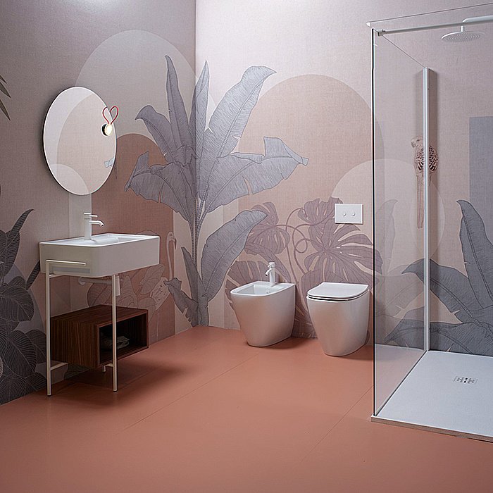 Унитаз подвесной Simas Juniper JU18, безободковый, слив торнадо, белый купить в интернет-магазине Sanbest