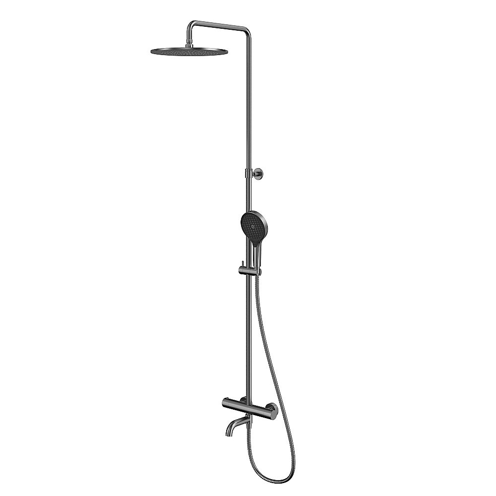 Душевая система WhiteCross Y Y1234TOPGM оружейная сталь купить в интернет-магазине сантехники Sanbest