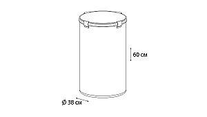 Корзина для белья FIXSEN ECO STYLE FX-1032 купить в интернет-магазине сантехники Sanbest