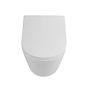 Унитаз Art&Max TITO AM2380CHRV/SC белый, с крышкой микролифт, безободковый купить в интернет-магазине Sanbest