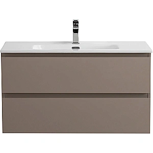 Тумба с раковиной BelBagno 80 KRAFT-800-2C-SO-СO+CZR-8070-80 бежевая матовая для ванной в интернет-магазине Sanbest