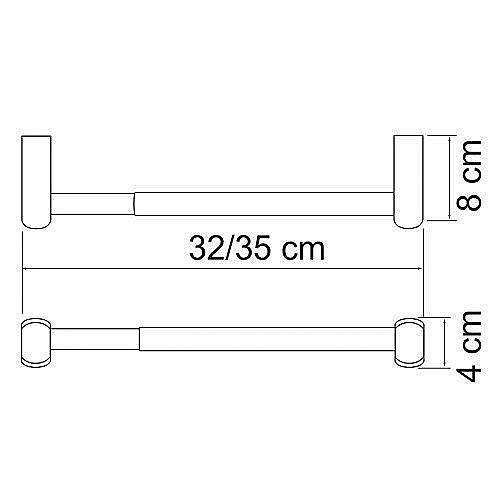 Держатель бумажных полотенец WasserKRAFT Berkel 6891 купить в интернет-магазине сантехники Sanbest