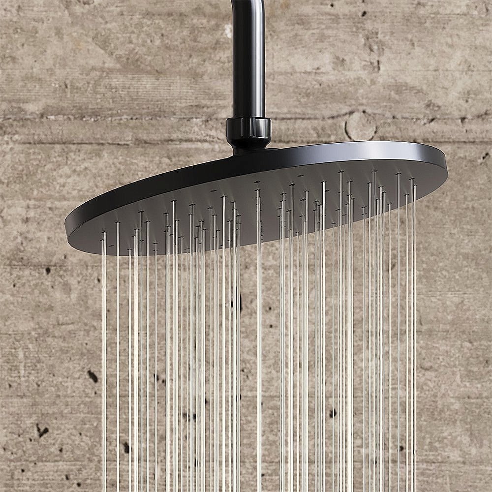 Душевая система Damixa Jupiter 977730300 черная матовая купить в интернет-магазине сантехники Sanbest